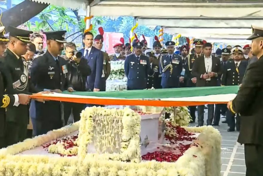 পঞ্চভূতত বিলীন হ’ল প্ৰাক্তন প্ৰধানমন্ত্ৰী মনমোহন সিং