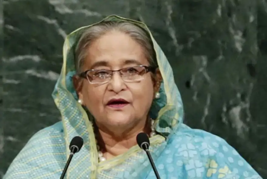 আৱামি লীগ নিষিদ্ধ কৰাৰ দাবীক লৈ ক্ষোভ প্ৰকাশ হাছিনাৰ