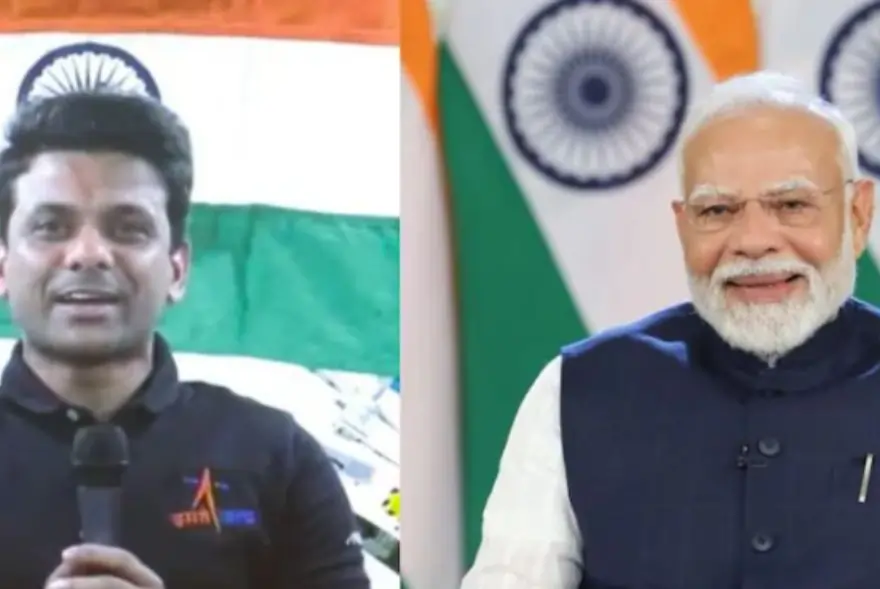 আন্তঃৰাষ্ট্ৰীয় মহাকাশ কেন্দ্ৰৰ পৰা প্ৰধানমন্ত্ৰী মোদীৰ সৈতে বাৰ্তালাপ শুভাংশু শুক্লাৰ…